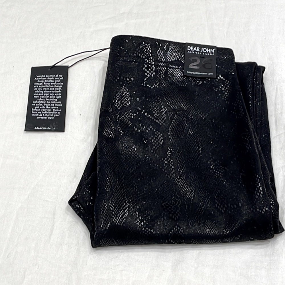 NWT Dear John Snake High Rise Legging